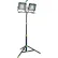 Power Smith™ Dual Head LED Work Light w/ Tripod, 30000 Lumens, Black