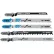 BOSCH® T-Shank Jigsaw Blade Set, T500, Professional Grade, 5-Piece
