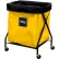 Royal Basket Trucks® R08-YYX-XFA-3ONN 8 Bu Yellow Vinyl X-Frame Cart