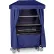 Royal Basket Trucks® Designer Towel Station, 2 Shelf, Navy Blue