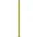 Global Industrial™ Machine Guard Connecting Post, Yellow