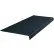 Vinyl Heavy Duty Ribbed Stair Tread Square Nose 12.5" x 42" Black