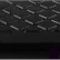 Stair Tread Rubber Square Nose 60"L X 12-1/16"D - Black