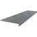 Rubber Low Circular Profile Square Nose 12.5" x 60" Dark Gray