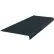Vinyl Light Duty Ribbed Stair Tread Square Nose 12.41" x 72" Black