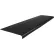 Rubber Diamond Stair Tread Round Nose 12.06" x 72" Black