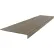 Rubber Low Circular Profile Square Nose 12.5" x 72" Lunar Dust