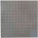 Rubber Tile Low Profile Circular Design 50cm - Dark Gray