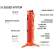 Ideal Warehouse RapidRoll™ Portable Barrier 3-Legged System, 50' Safety Orange Fencing 70-7000