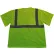 Petra Roc Short Sleeve T-Shirt, ANSI Class 2, Polyester Birdseye Mesh, Lime, 2XL