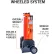 Ideal Warehouse RapidRoll™ Portable Barrier Wheeled System, 50' Safety Orange Fencing, 70-7050