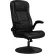 RESPAWN 800 Rocker Gaming Chair Floor, High Back Recliner with Armrests, Black
