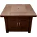 Hiland Outdoor Fire Pit, Hammered Bronze, 38"L x 28"H