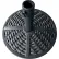 Hiland 33 lb. Round Wicker-Look Concrete Base For Market Umbrella, Plastic