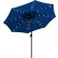 Hiland 10' Solar Market Umbrella with LED Lights, Blue
