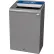 Rubbermaid® Configure Decorative Steel Trash Can, Mixed Recycling Lid, 33 Gallon, Grey Stenni