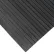 Rubber-Cal "Composite-Rib" Corrugated Rubber Floor Mats - 1/8 in x 3 ft x 6 ft -Black Rubber Roll