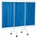 R&B Wire® Three Panel Mobile Designer Antimicrobial Privacy Screen, Blue