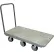 R.W. Rogers Non-Nesting Flatbed with Plain Handle & 6 Poly Wheels, 48" x 27", 2400 lb. Capacity
