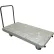 R.W. Rogers Non-Nesting Flatbed with Plain Handle & 4 Poly Wheels, 60" x 34", 2200 lb. Capacity