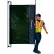 Shaver Industries RollTect™ Retractable Weld Screen - 5.5' x 20' Dark Green Weld Shade