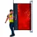 Shaver Industries RollTect™ Retractable Weld Screen - 5.5' x 20' Semi Orange Weld Shade
