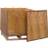 Global Industrial™ 4 Panel Hinged Shipping Crate w/Lid & Pallet, 29-1/4"L x 29-1/4"W x 24-1/2"H