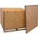 Global Industrial™ 6 Panel Shipping Crate w/ Lid & Pallet, 47-1/4"L x 44-1/4"W x 29-1/2"H