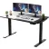 Uncaged Ergonomics RISE UP Electric Adjustable Height Sit-Stand Desk Workstation - Black