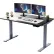 Uncaged Ergonomics RISE UP Electric Adjustable Height Sit-Stand Desk Workstation - Gray