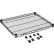 Nexel® S2124B Black Epoxy Wire Shelf 24"W x 21"D