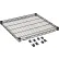 Nexel® S2424B Black Epoxy Wire Shelf 24"W x 24"D