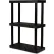 SPC Industrial™ DuraShelf™, 3 Shelf, Grid Top, 36"W x 16"D x 51"H, Black