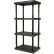 SPC Industrial™ DuraShelf™, 4 Shelf, Grid Top, 36"W x 24"D x 75"H, Black