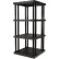SPC Industrial™ DuraShelf™, 4 Shelf, Grid Top, 36"W x 36"D x 75"H, Black