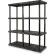 SPC Industrial™ DuraShelf™, 4 Shelf, Grid Top, 66"W x 24"D x 75"H, Black