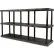 SPC Industrial™ DuraShelf™, 3 Shelf, Grid Top, 96"W x 24"D x 51"H, Black