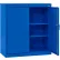 Sandusky® Classic Counter Height Storage Cabinet, 36"W x 18"D x 36"H, All-Welded, Blue
