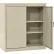 Sandusky® Classic Counter Height Storage Cabinet, 36"W x 24"D x 36"H, All-Welded, Putty