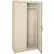 Sandusky® Classic All-Welded Wardrobe Cabinet, Solid Door, 36"W x 24"D x 72"H, Putty