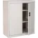 Sandusky® Elite HD Counter Height Storage Cabinet, 22 Gauge, 36"W x 18"D x 36"H, Dove Gray