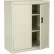 Sandusky® Elite Heavy Duty Counter Height Storage Cabinet, 22 Gauge, 36"W x 18"D x 36"H, Putty