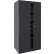 Sandusky® Elite Heavy Duty Tall Storage Cabinet, 22 Gauge, 36"W x 18"D x 72"H, Textured Black