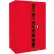 Sandusky® Elite Heavy Duty Storage Cabinet, 22 Gauge, 46"W x 24"D x 72"H, Red