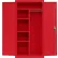 Sandusky® Elite All-Welded Combination Storage Cabinet, 36"W x 24"D x 72"H, Red