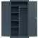 Sandusky® Elite All-Welded Combination Storage Cabinet, 36"W x 24"D x 72"H, Charcoal