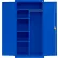 Sandusky® Elite All-Welded Combination Storage Cabinet, 36"W x 24"D x 72"H, Blue
