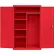 Sandusky® Elite All-Welded Combination Storage Cabinet, 46"W x 24"D x 72"H, Red