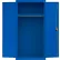Sandusky® Elite All-Welded Wardrobe Cabinet, Solid Door, 36"W x 24"D x 72"H, Blue