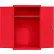 Sandusky® Elite All-Welded Wardrobe Cabinet, Solid Door, 46"W x 24"D x 72"H, Red